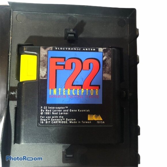 F22  interceptor Advanced technical fighter sega genesis game 1991 READ - Picture 4 of 5